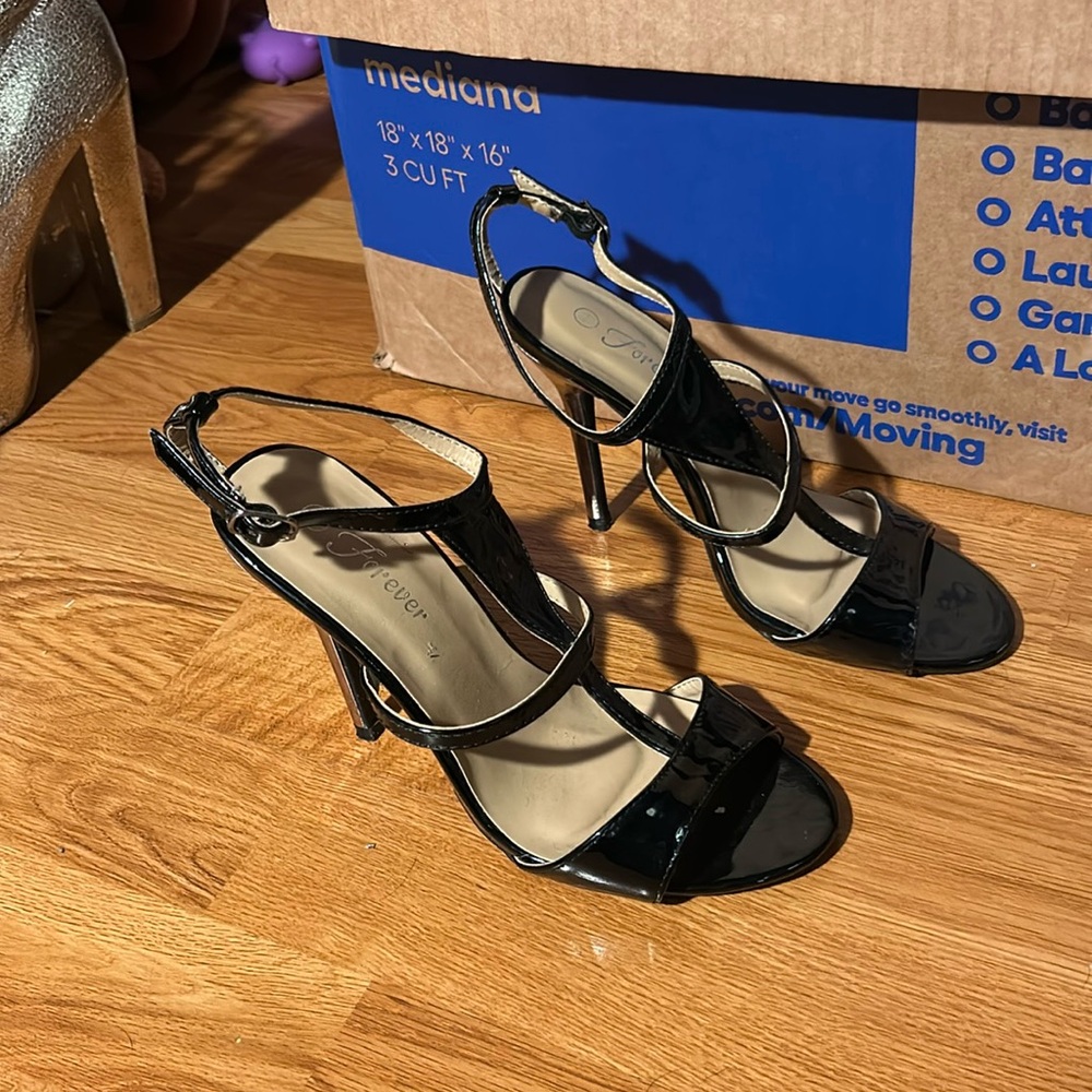 Black high heels